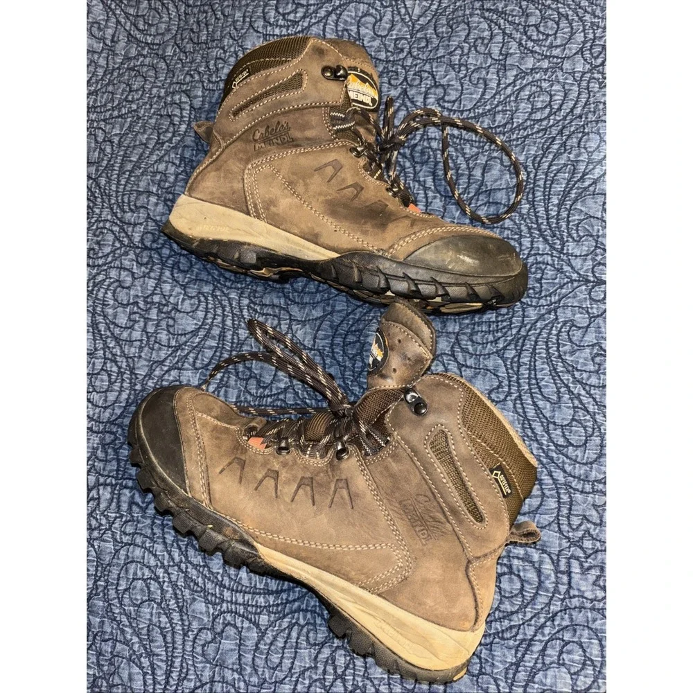 Meindl Cabela's 6 Men Light Hiker Boots Brown Leather Italy Pflege II Gore-Tex